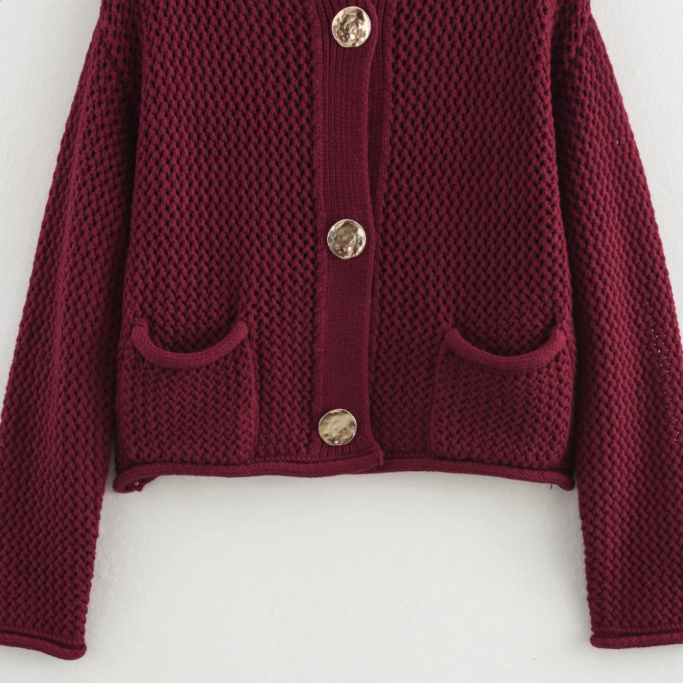 Fall Clothes Women Long Sleeve Top Knitted y ner Korean Fashion Button Up Cardigans For Woman Vintage Sweater Y2k 240904