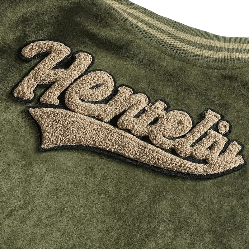 Autumn Mens Shamova Leather Baseball Jacket Loose Fit for American Leisure Street Fashion Aviation Jacket 240909