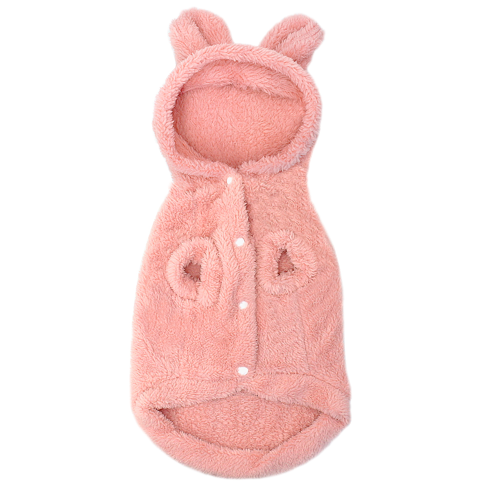 Winter Warm Dog Clothes Fleece Pet Puppy Coat Jacket Hooded Cute Dog Clothing Costumes For Small Dogs Cats Chihuahua Pug Clothes