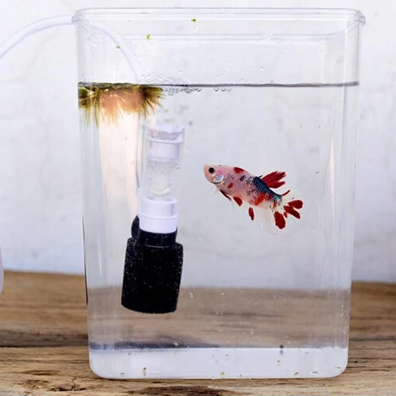 Aquarium Purifier Ultra-quiet Mini Fish Tank Filter Aquarium Accessories Submersible Biochemical Filter for Small Fish Tank