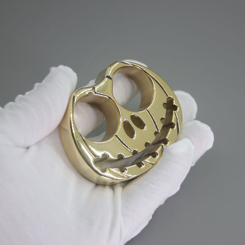 Thickened Mini Pumpkin Brass Knuckle Duster EDC Decoration