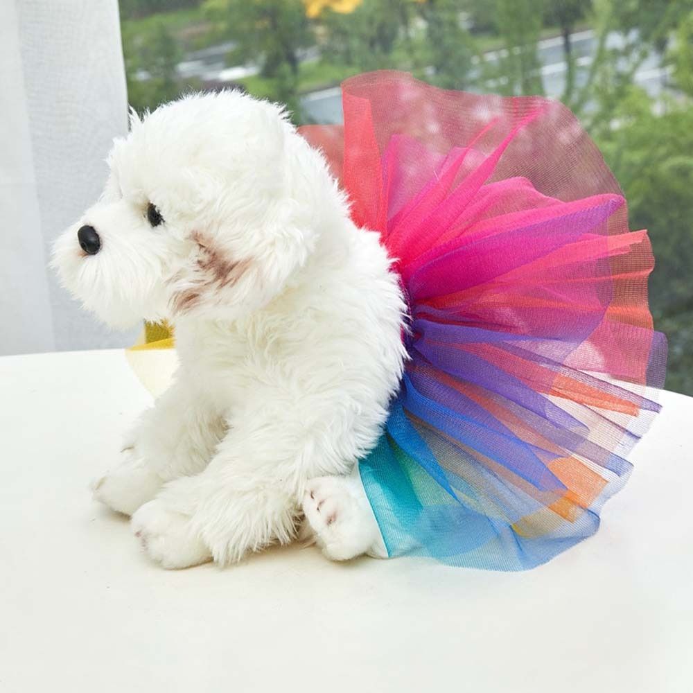 Fashion Tutu Dress Teddy Schnauzer Puppy Pet Costume Apparel Dog Dress Dog Skirts Pet Supplies Puppy Clothes