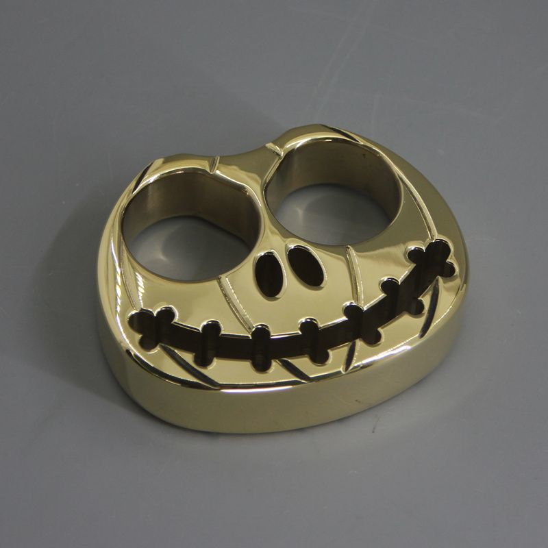 Thickened Mini Pumpkin Brass Knuckle Duster EDC Decoration