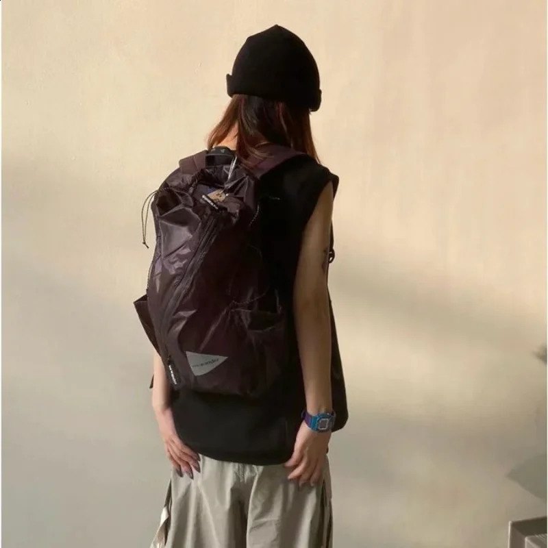 2025 Summer Ultra-Light Urban Outdoor Cycling Hiking Mountaineering Bag Functional Bag Light Thin Paper Backpack 240910