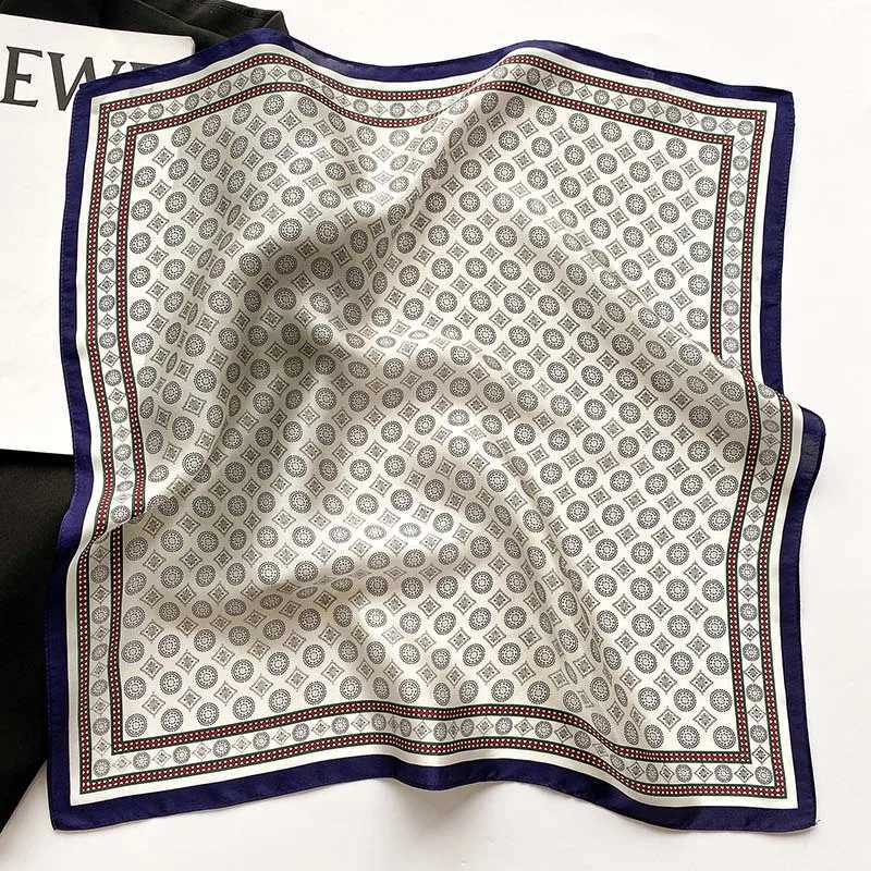 Bandanas Durag 100% silk satin womens scarf printed Foulard womens square head scarf Bandana Shawl womens 2022 brand J2409099IGX