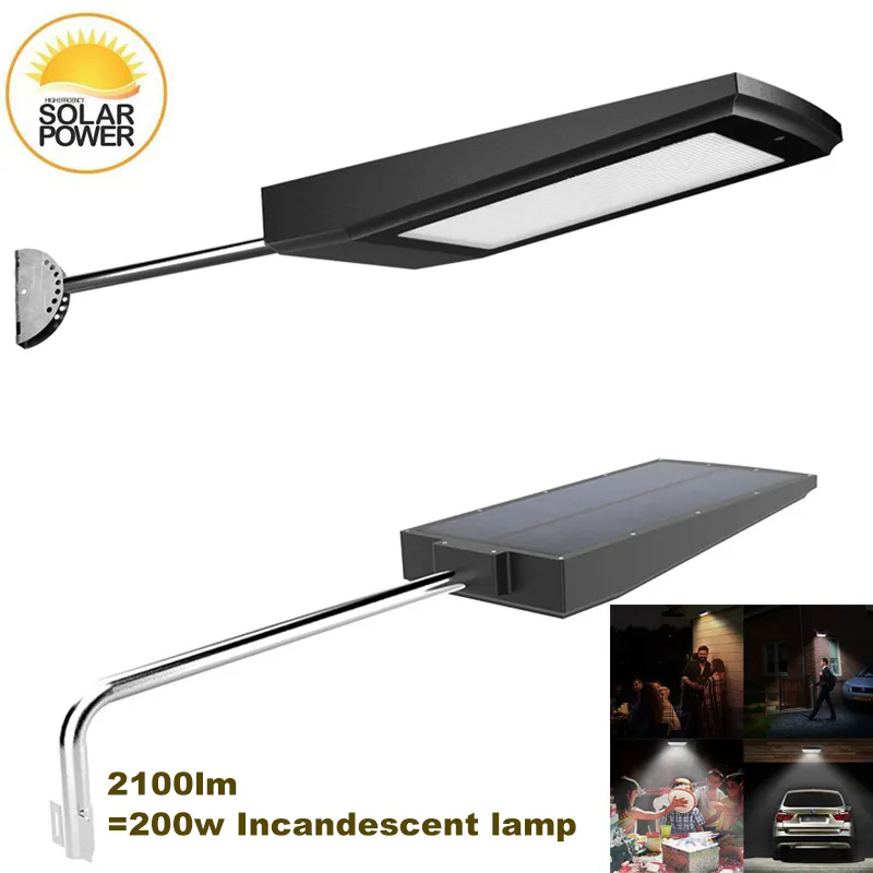 Super Bright Solar LED Wall lamps Upgrade 20W 168LED 2800LM Radar Motion Sensor Light For Waterproof IP65 Street Yard Path Garden