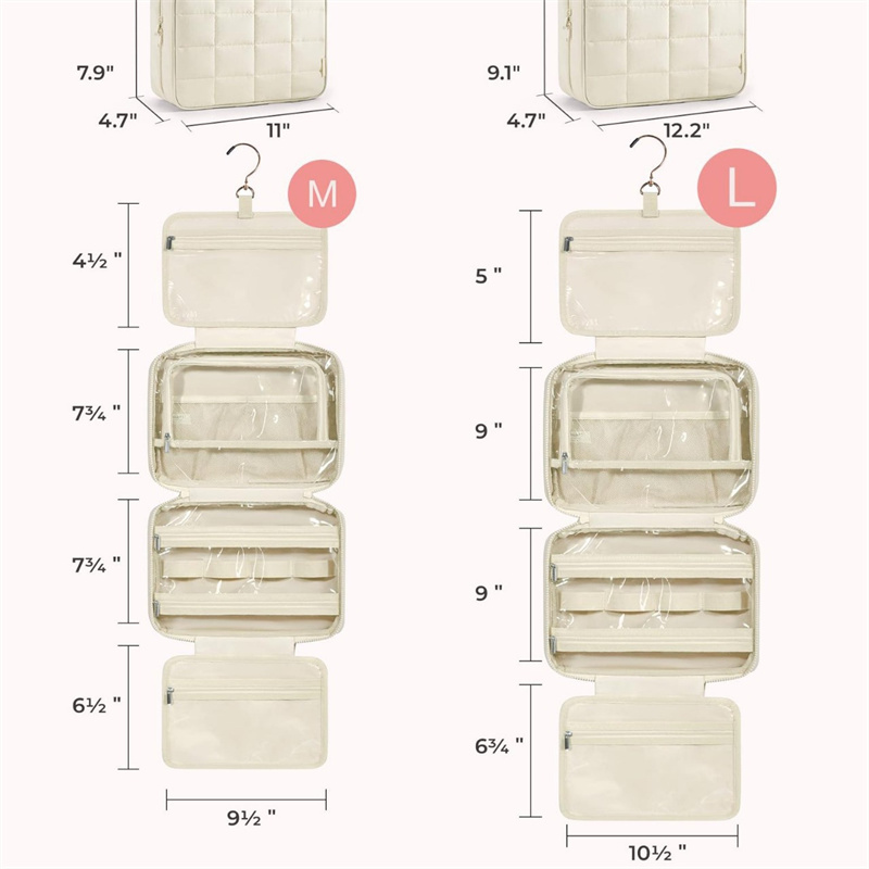 LLLM139 Women Makeup bag Waterproof Travel Large Capacity Toiletry Bag Foldable Portable Storage Washing Bags APJ139