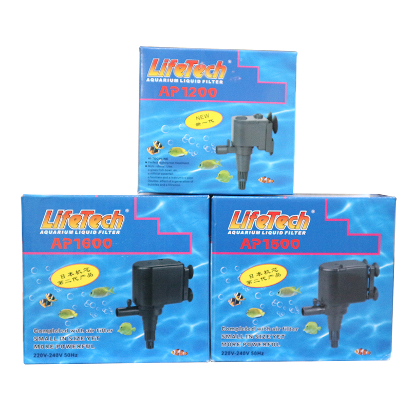 JEBO LIFETECH AP 1200 Submersible pump AP1200 8.5W 600L three in one fish tank filter