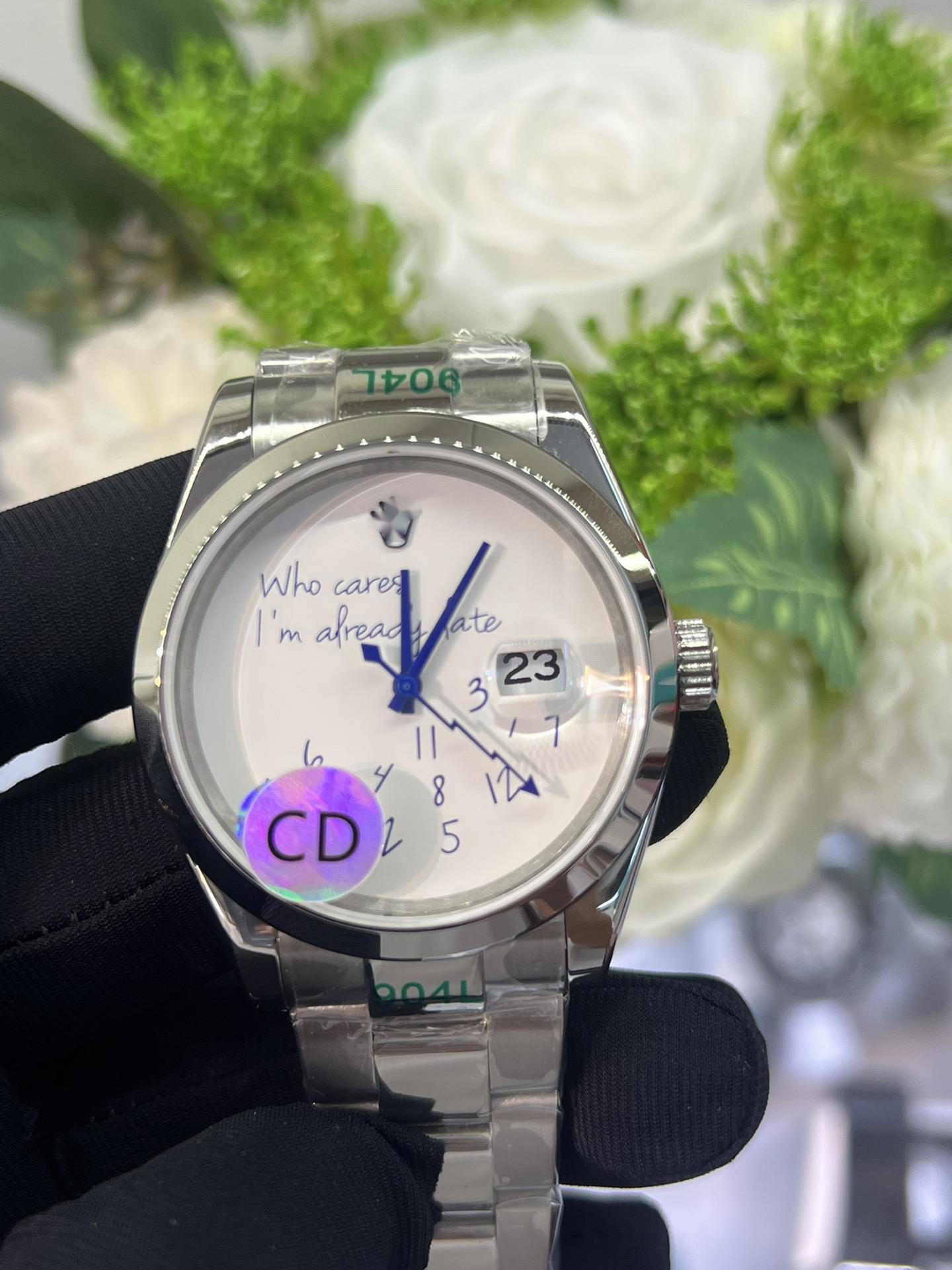 Who se soucie déjà de late montre des hommes regardes en édition limitée Menwatch 1MW3 5A Mouvement mécanique de haute qualité UHR 904L STRAP REL