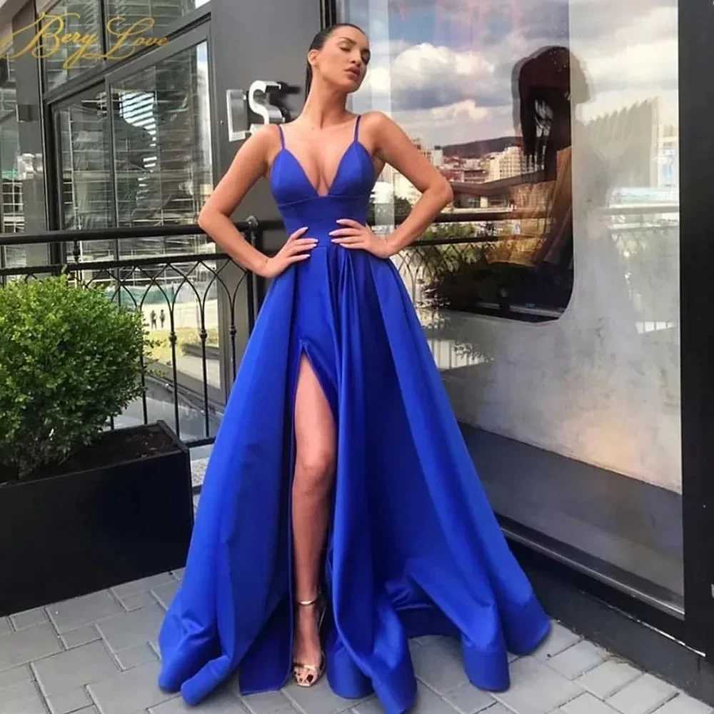 Elegant Stap V Neck High Waist Corset Slit Party Cocktail Maxi Dress Graduation Long Robe Gown Women Sexy Summer Evening DressX240912