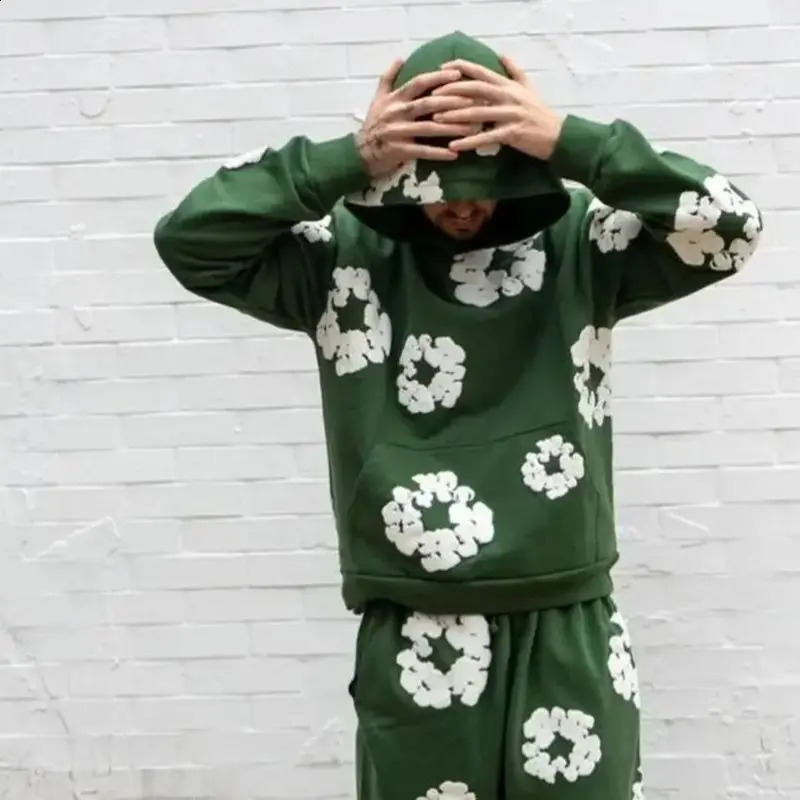 Womens printed Y2k hoodie retro Pullover sweatshirt streetwear autumn winter long sleeved hiphop clothing casual loose Ropa 240902w