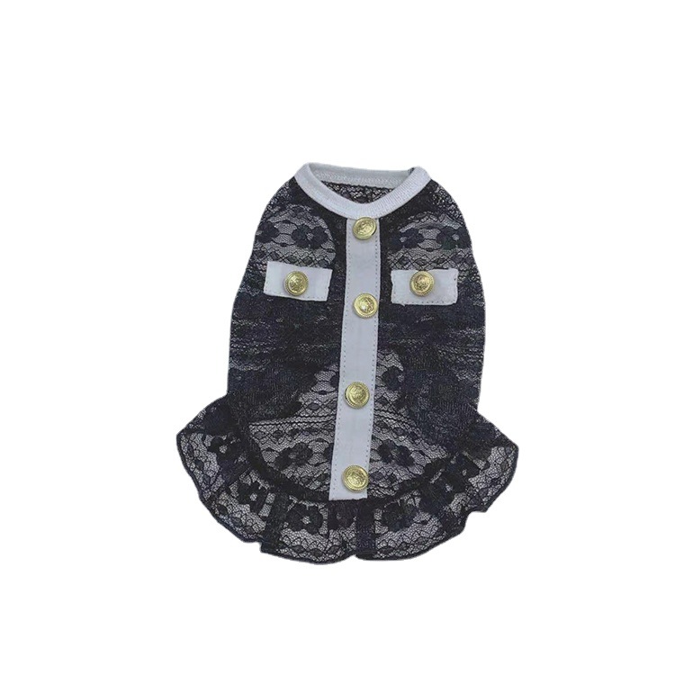 Pet Summer Mesh Lace Skirt Fragrant Cat Thin Dog Clothes Dress for Small Dogs
