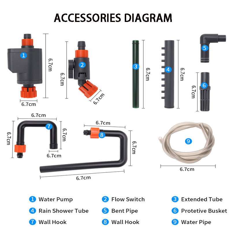 220V-240V Ultra-Quiet Aquarium Filters External Pump Aquarium Filter Bucket Silent Filter Barrel For Fish Tank Grass Accessories