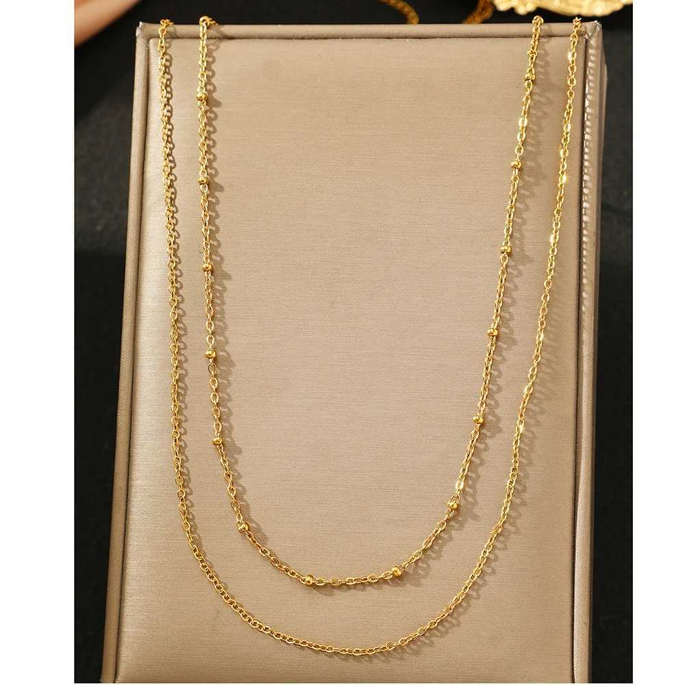 Stainss Steel Waist Chain New Simp Multi-Layer Chain Egant Waist Chain For Women Jewelry Party Gift Daily WearXJ250224