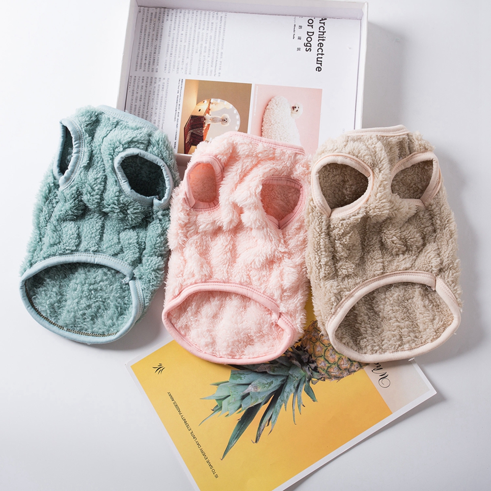 Fleece Pet Dog Clothes For Small Dogs Winter Warm Dog Vest Shirt Pet Clothing For Dogs Coat Hoodie Sweatshirt Chihuahua Clothes