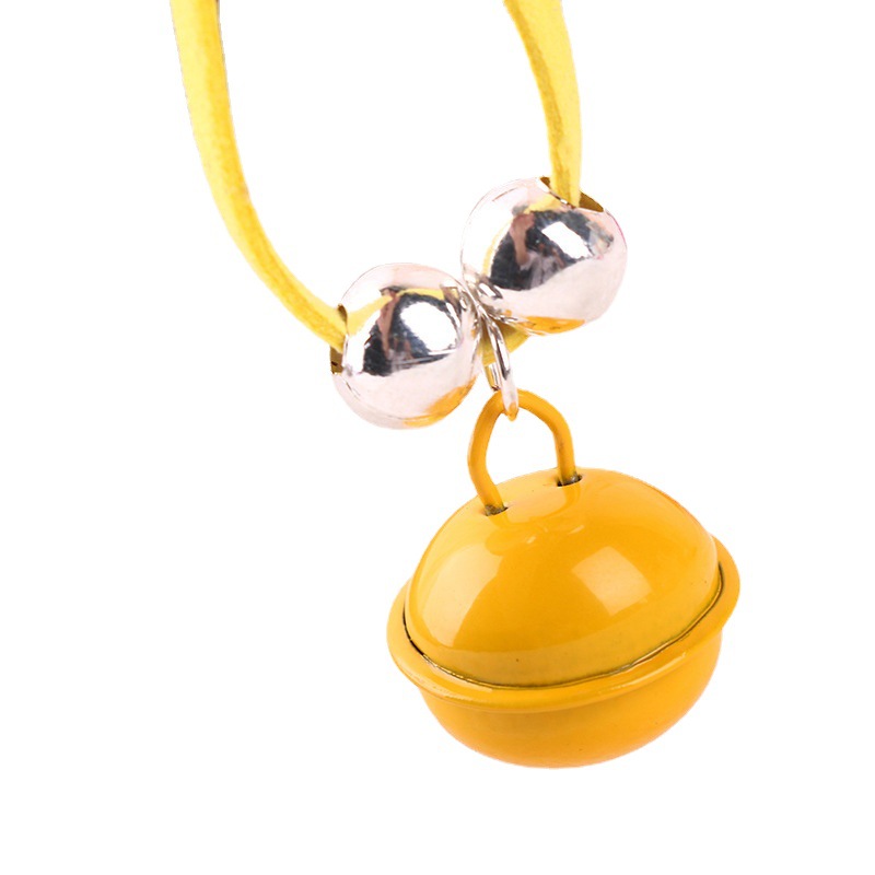 Pet Collars Handmade Painted Cat Dog Collar Necklace with Cute Bells for Puppies & Cat Outdoor Travel Kitten Collar Accessories