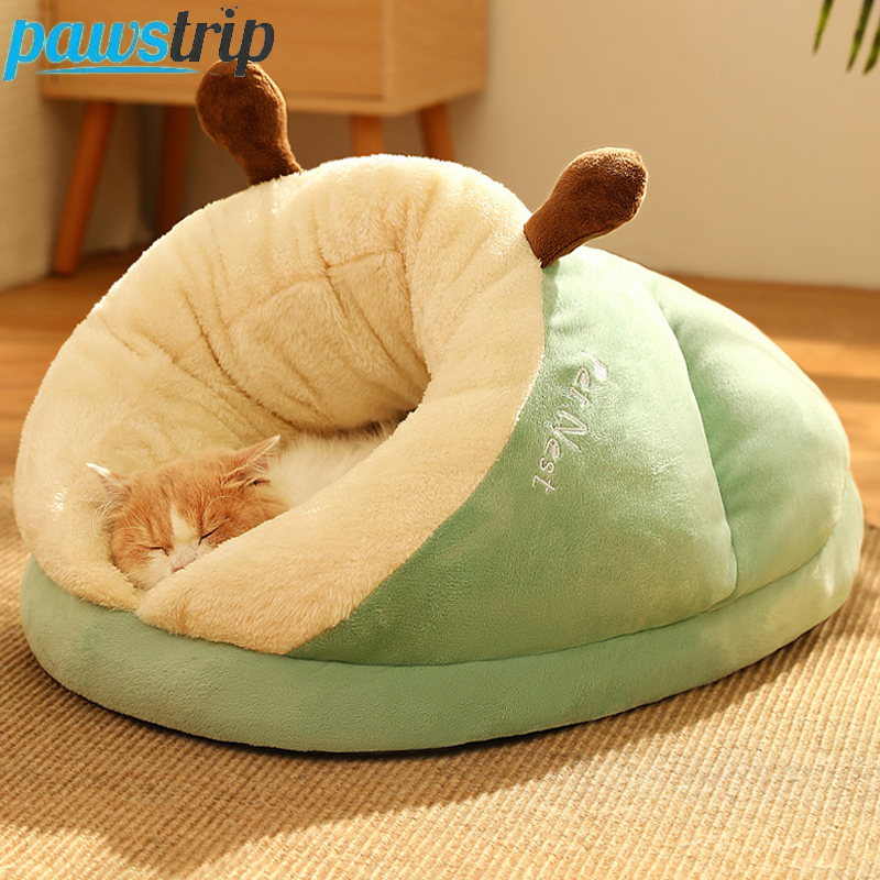 Winter Soft Cozy Cave Warm House Nest Puppy Bed for Small Dogs Cats Cat Sleep Bag Pet Supplies