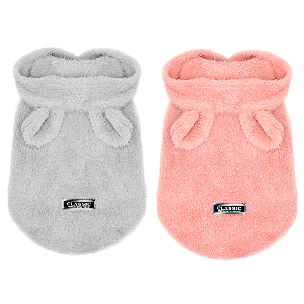 Winter Warm Dog Clothes Fleece Pet Puppy Coat Jacket Hooded Cute Dog Clothing Costumes For Small Dogs Cats Chihuahua Pug Clothes