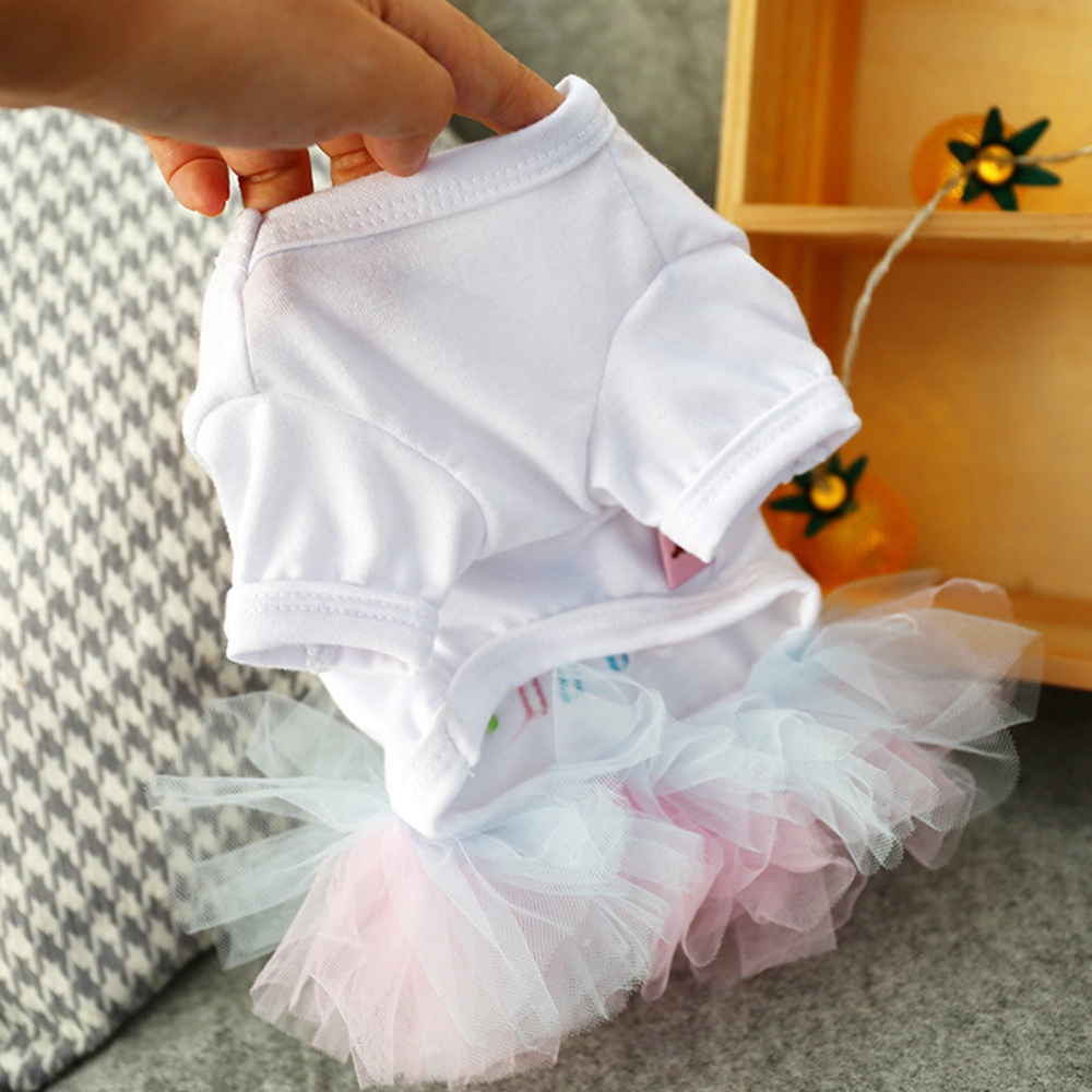 Happy Dog It's My Princess Skirt Tutu Dress for Small Medium Dogs Puppy Birthday Girl Cat Pet Outfit H260129