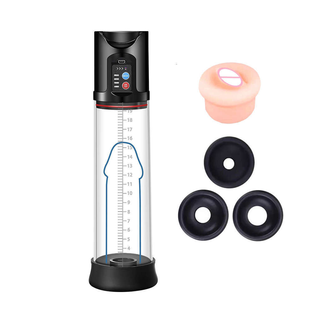 Foreign trade men's airplane cup negative pressure exercise men's penis pump erection genital simulation meat vacuum pump aerator
