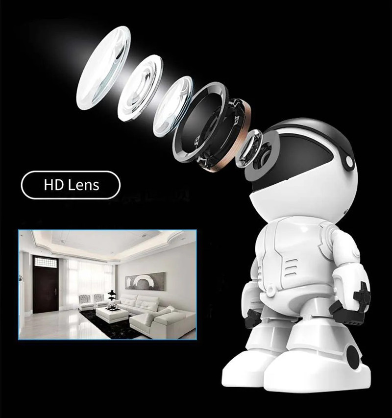 1080P Robot IP Camera Security Camera 360 WiFi Wireless 2MP CCTV Camera Smart Home Video Surveillance P2P Pets Baby Monitor Indoor