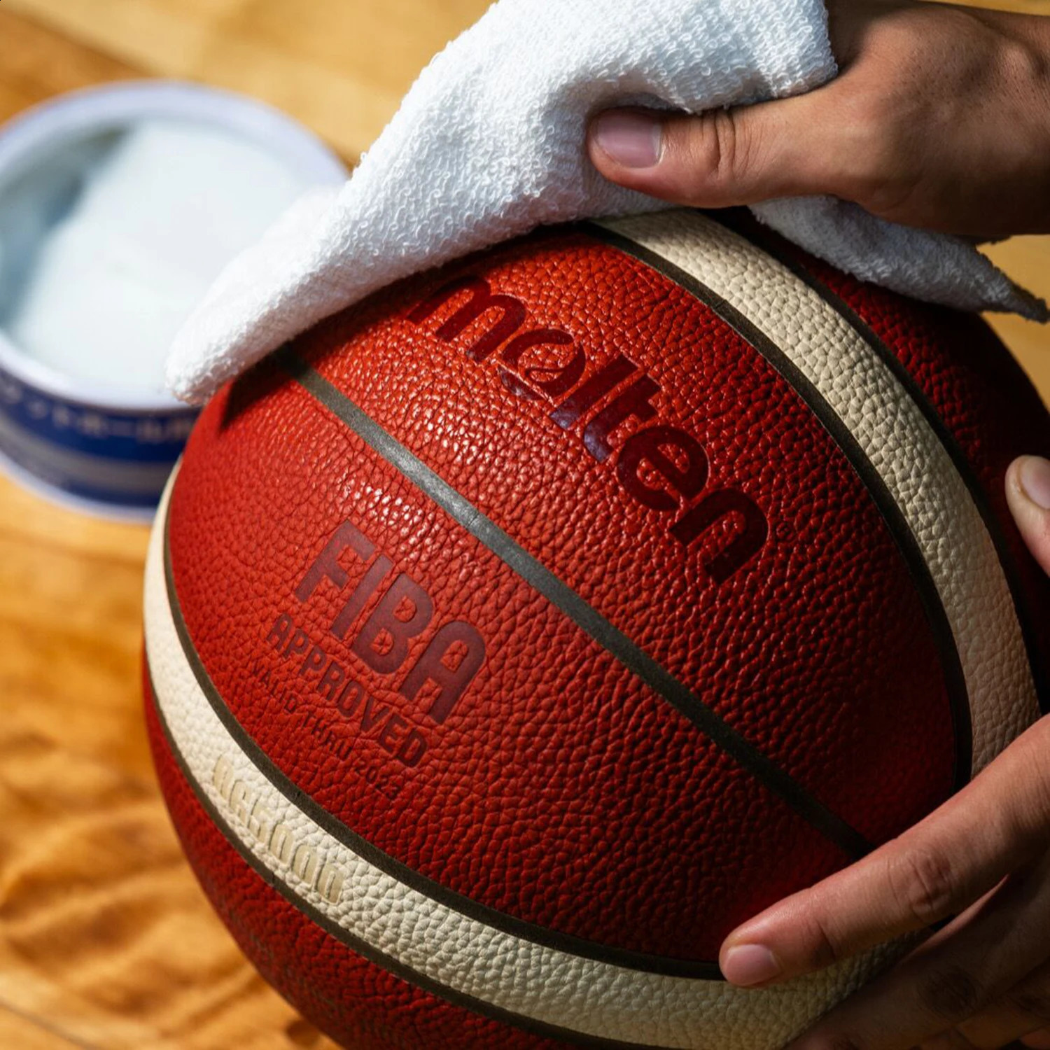 Melted BG4500 BG5000 series PU composite basketball sizes 7 6 5 2tone 240909