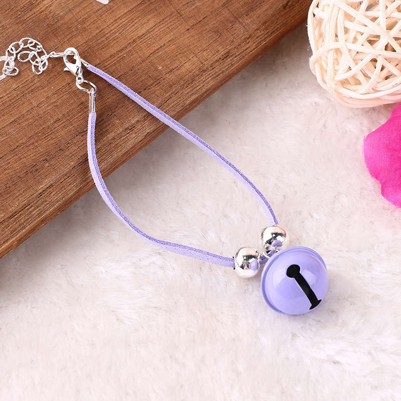 Pet Collars Handmade Painted Cat Dog Collar Necklace with Cute Bells for Puppies & Cat Outdoor Travel Kitten Collar Accessories