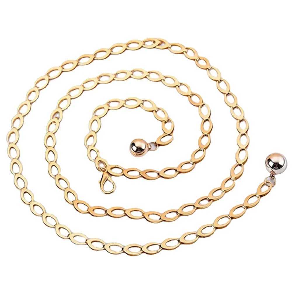 Wen Fashion Metal Belts luxury designer retro silver gold color carved hollow outer chain strap suitable for ladies with elegant waist and girls X2504