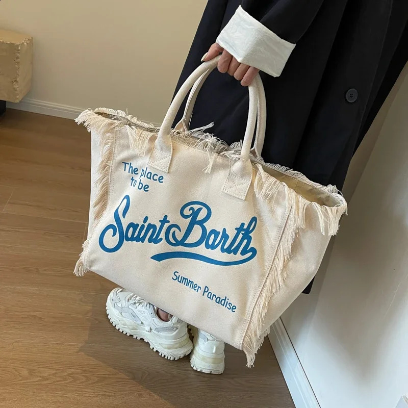 Large Capacity ity Canvas Tote Bags Color Matching Super Cool Shoulder Bags for Women 2024 Casual Fashion Style in Summer 240904
