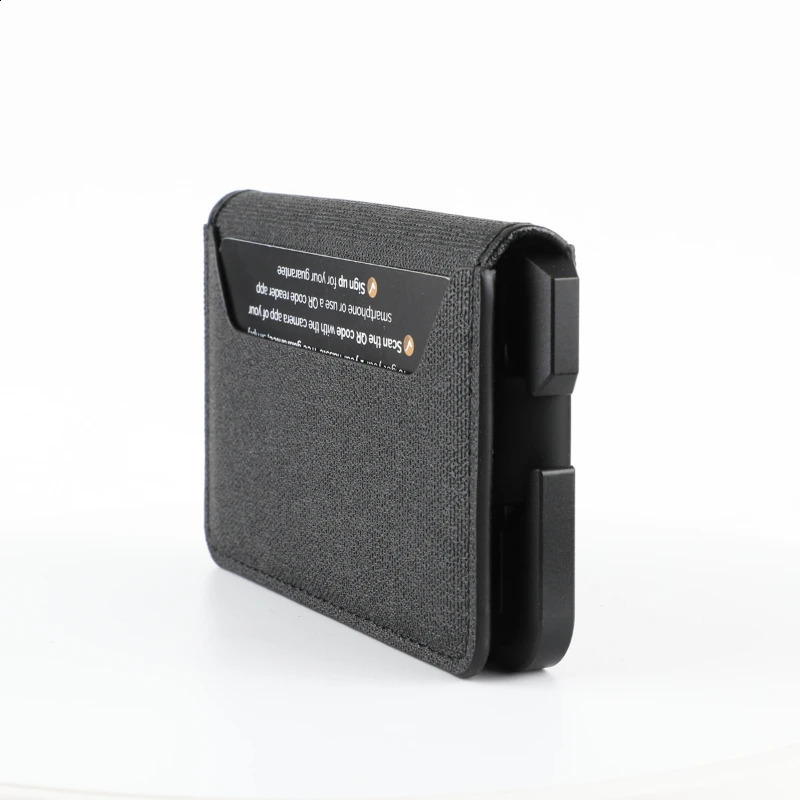 leather RFID aluminum alloy card holder multi-function minimalist with outdoor metal bottle opener wallet 240904