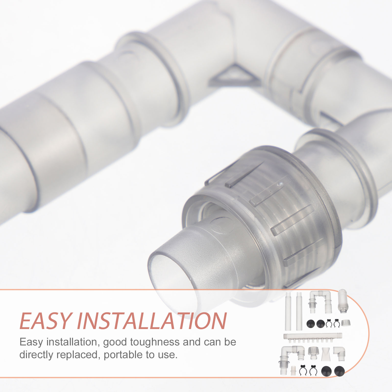 Plumbing Fittings Aquarium Filter Water Tube Fish Tank for Outlet Hose Accessory Inflow Ultraviolet Light