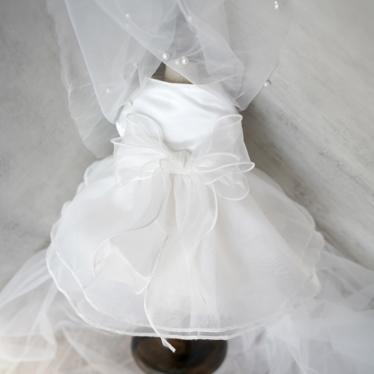 New Style Sexy dog Wedding Dress Pet Skirt Cats Dress Clothes Pet Supplies Pet Apparel Wedding Veil