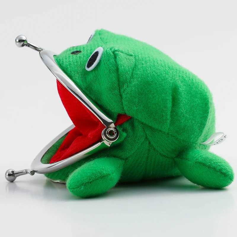 Trending Products Adorable Anime Frog Wallet Coin Purse Key Chain Cute Plush Frog Carto Cosplay Purse for Women Bag AccessorieXJ241111
