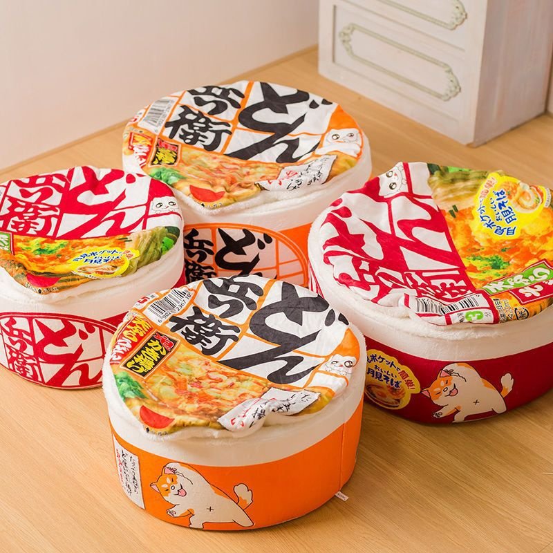 Super Large Instant Noodle Warm Dog Pet Dog Cat House Kennel Cat Nest Beds Cushion Udon Cup Noodle Pet Bed Cozy Nest