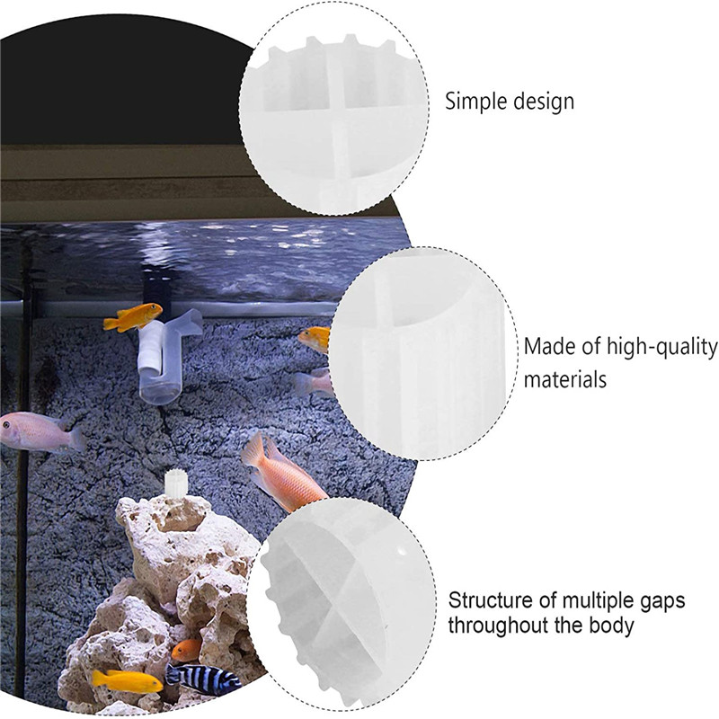 K1 K2 K3 Pond Filter Balls Bio Balls Filter Media Aquarium Filter Biological Filtration Balls for Aquarium Fish Tank Pond