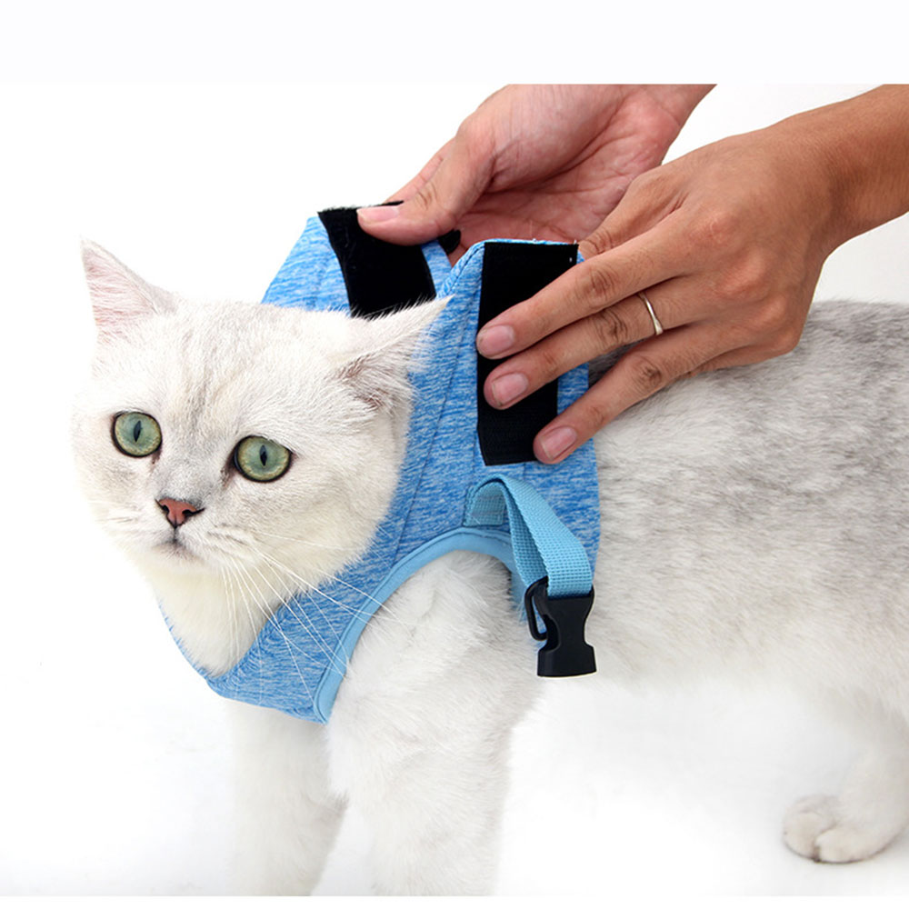 Cat Harness and Leash for Walking Escape Proof Set,Adjustable Step In Outdoor Pet Vest Harness and Leash for Cats and Small Dogs