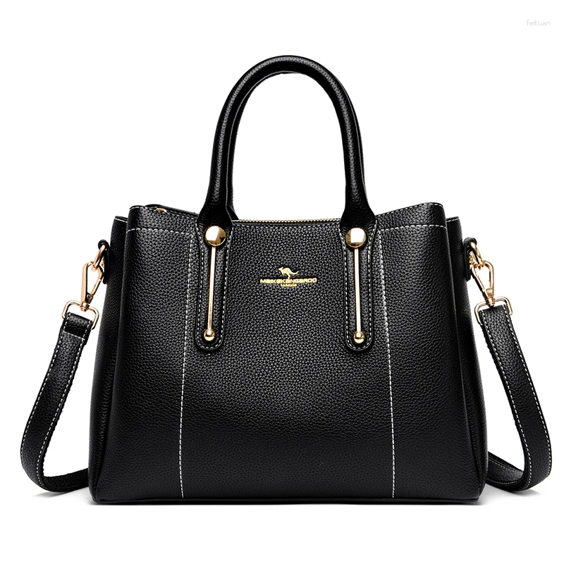 Free Shipping Shoulder Bags Purses And Handbags High Quality Leather Handbag Fashion Shopper For Women 2024 Ladies Tote