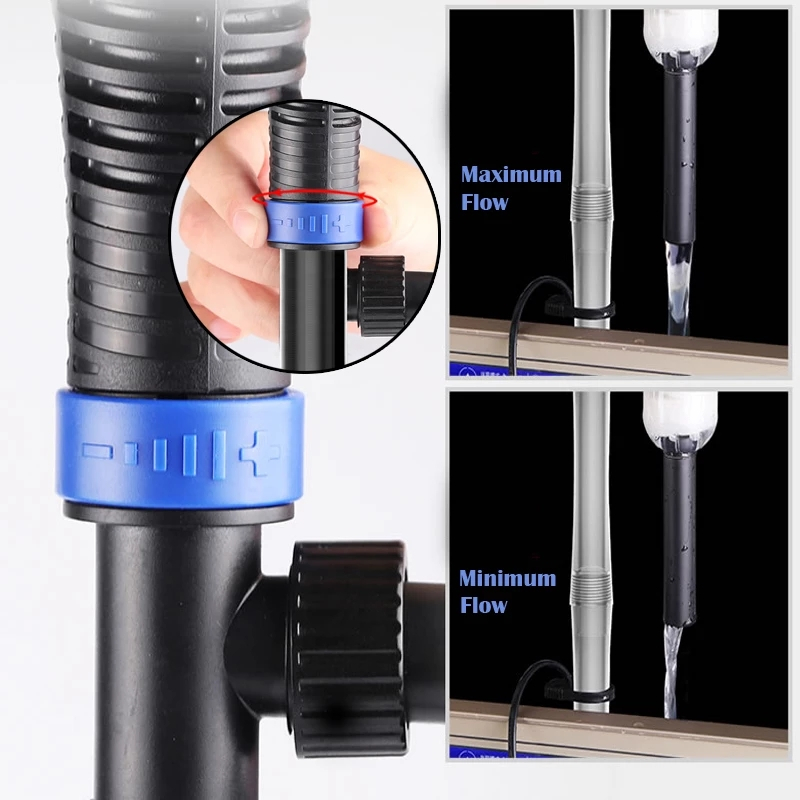 Aquarium Sand Washer Powerful Suction Electric Syphon Operated Fish Tank Electric Water Changer Pump Set Water Changer Cleaner