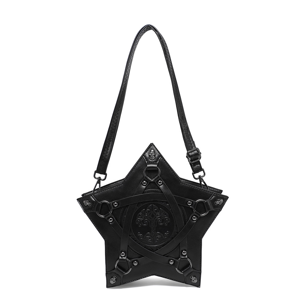 Halloween Foreign trade bag female Gothic emed small ladies backpack New Europe single shoulder oblique span