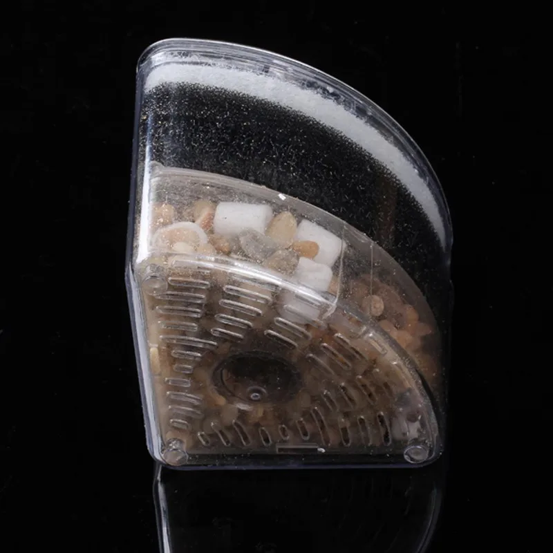 1Pc Aquarium Air Driven Bio Corner Filter Sponge Fry Shrimp Nano Fish Tank Aquarium 10*8*12 cm