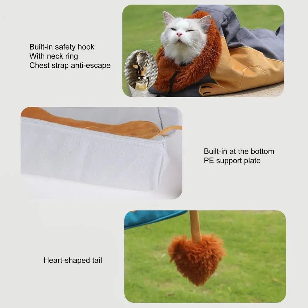 Pet Carriers Lion Design Portable Breathable Bag Cat Dog Carrier Bags Outgoing Travel Pets Handbag Pet Shoulder Carrying Bags