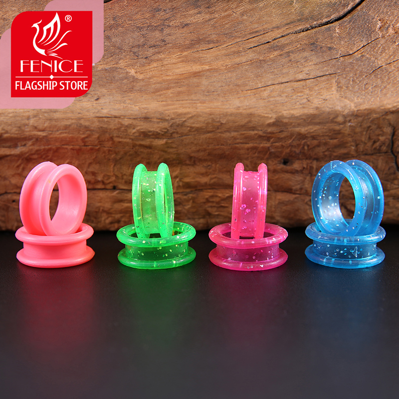 Fenice Colorful Silicon Rubber Grooming Scissors Ring Durable Hair Cutting Shears Accessories Sewing Tools Fit For Pet Shears