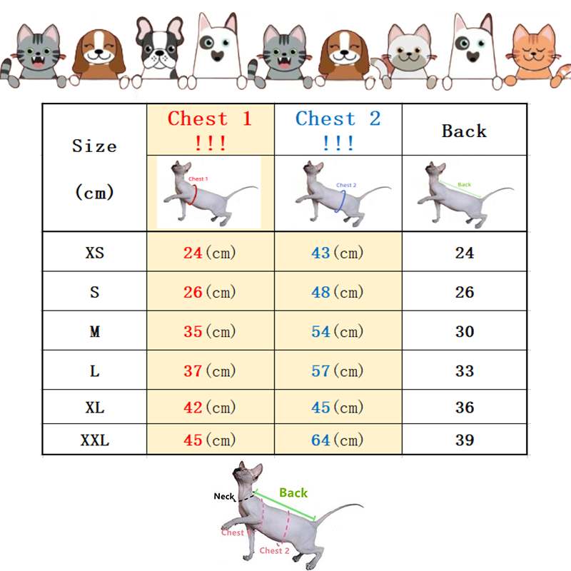 Fashion Blue Hoodie Sweater for Cat 2-legged Winter Coat for Sphynx Warm Sweatshirt for Kittens Soft Loungewear for Devon Rex