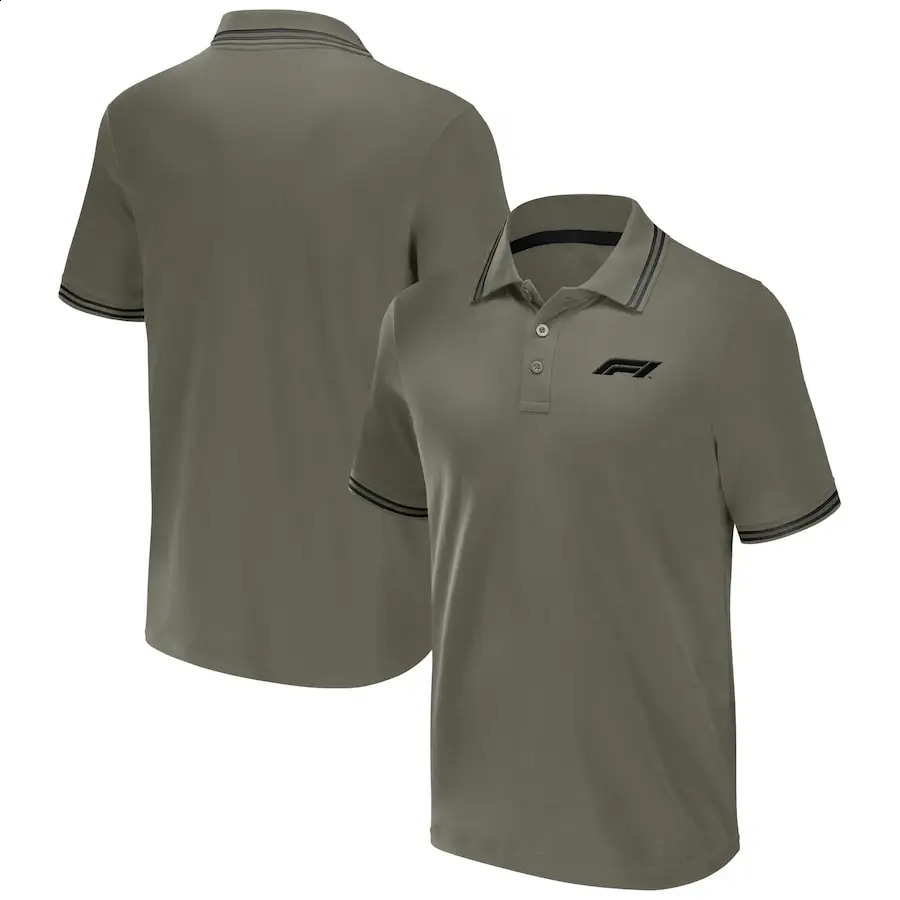 2024 Arrivals 481 Formula1 Racing Army Green Polo Shirt Jersey Outdoor Sports Adult And Women Kit Training Jerseys 240911
