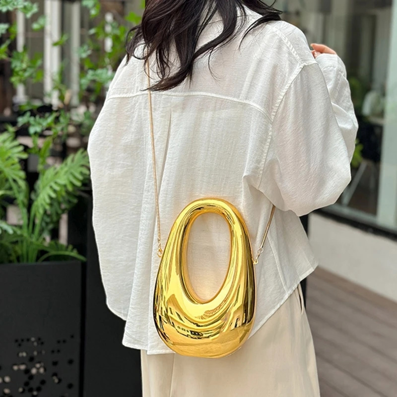 Acrylic transparent shoulder bag Versatile cross body wallet fashionable womens evening 240910