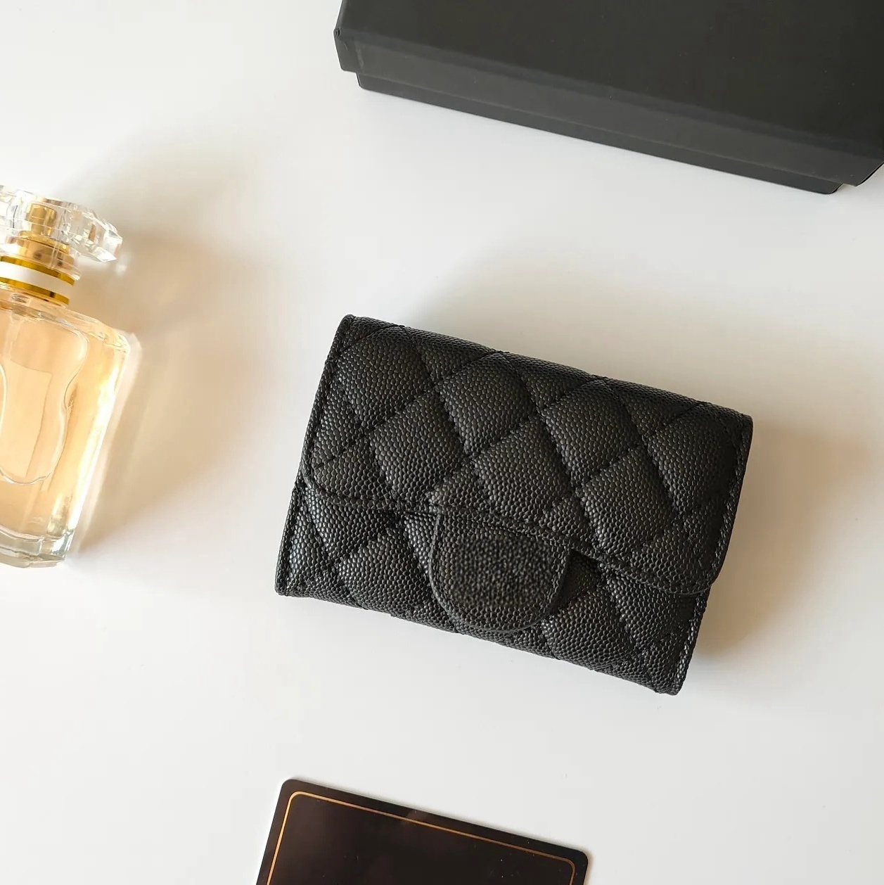 Wallet Designer Woman Coin Pouch Credit Card Holders Purses Designer Woman Handbag High Quality Genuine Leather Gold C Letter Small Flap Bag Lady Luxurys Handbags