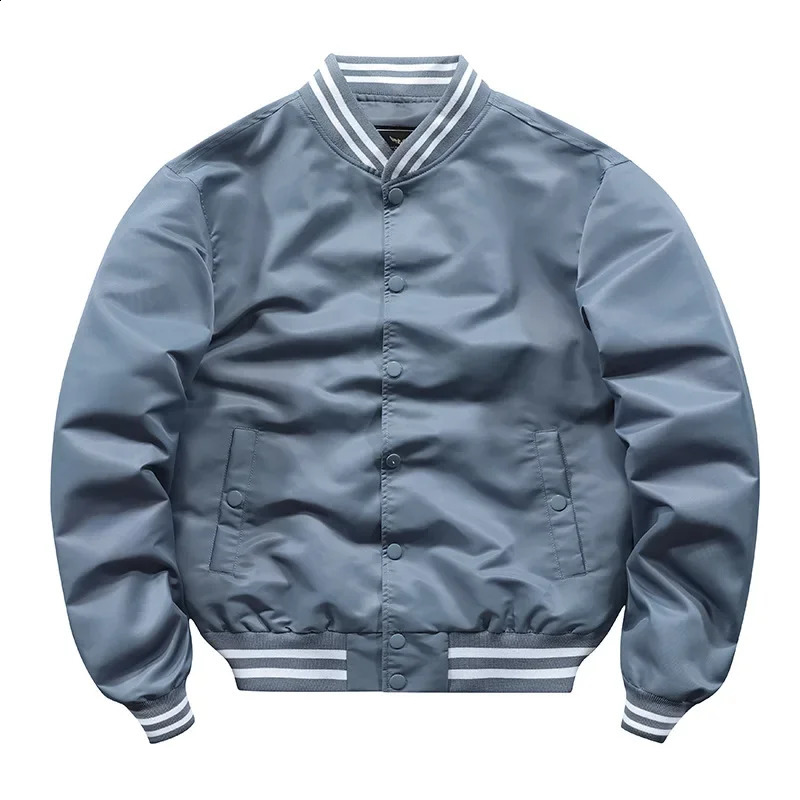 Download Green Baseball Shirt Mens Spring/Summer Outdoor Leisure Pilot Bomber Jacket Couple Sports School Team Jacket 240909