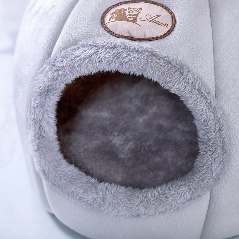 New Deep sleep comfort in winter cat bed little mat basket small dog house products pets tent cozy cave beds Indoor cama gato