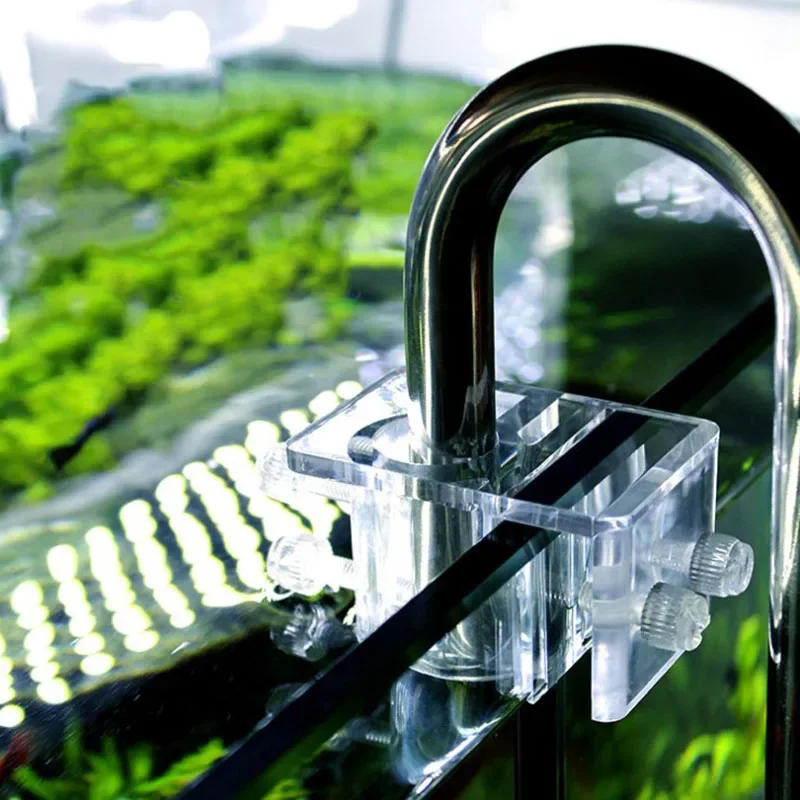 22mm Large Pipe Water Tube Fixed Clip Acrylic Aquarium Water Tube Holder Water Pipe Hose Mount Bracket Fish Tank Hose Clamp