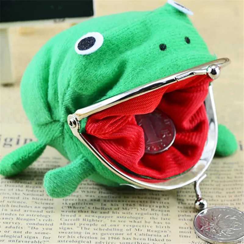 1PCS Hot Selling Frog Wallet Anime Carto Wallet Coin Purse Manga Flannel Wallet Cute Purse Coin Holder Mey Bag Small PouchXJ241111